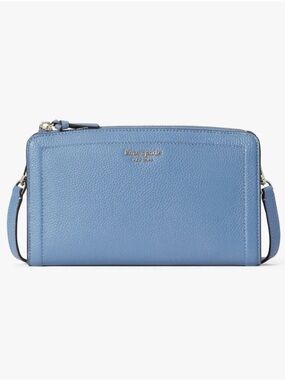 kate spade Powder Blue Pebbled Leather Crossbody Purse